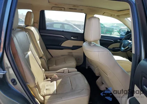 2015 Toyota Highlander Limited из США, поврежденный, VIN 5TDYKRFH5FS105041